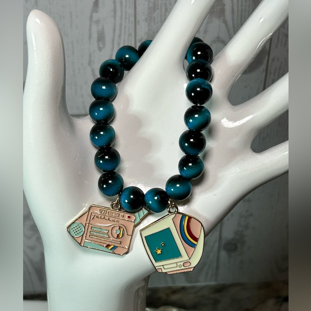 90’s Charm Beaded Bracelet